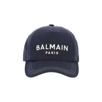 Кепка Balmain Bleu Marine Fonc/Blanc