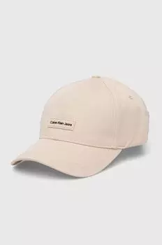 Кепка Calvin Klein Jeans, бежевый