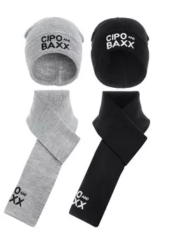 Кепка Cipo & Baxx Strickset, черный
