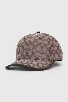 Кепка Coach, коричневый