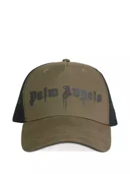 Кепка дальнобойщика с логотипом PALM ANGELS, зеленый