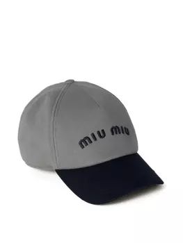 Кепка Drill Miu Miu, серый