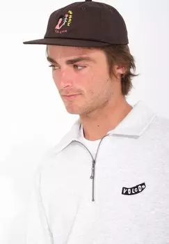 Кепка Fa Arthur Longo Volcom, цвет dark earth