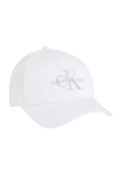 Кепка, хлопок, вышивка логотипа, женская Calvin Klein, цвет White Silver