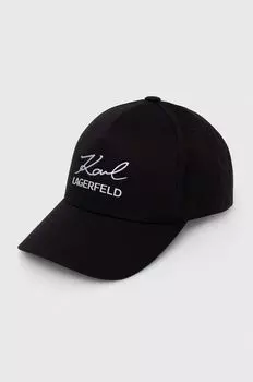 Кепка Karl Lagerfeld, черный