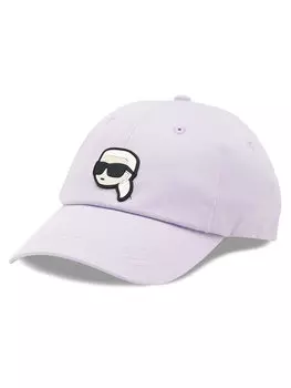 Кепка Karl Lagerfeld, фиолетовый
