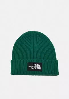 Кепка KIDS BOX LOGO CUFFED BEANIE UNISEX The North Face, темно-зеленый