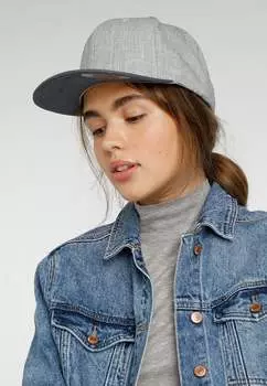 Кепка Melange Snapback Flexfit, серая