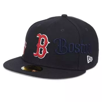 Кепка MLB BOSTON RED SOX 59FIFTY SCRIPT CAP New Era, цвет Navyblau