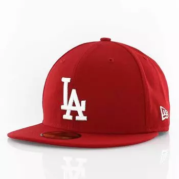 Кепка MLB LOS ANGELES DODGERS 59FIFTY LEAGUE ESSENTIALS CAP New Era, цвет Scarlet/White