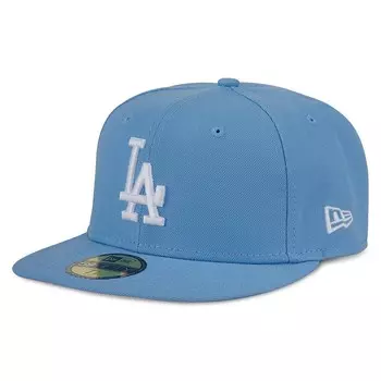 Кепка MLB Los Angeles Dodgers Pink Under Brim 59Fifty New Era, цвет Pastellblau