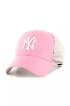 Кепка MLB Нью-Йорк Янкиз 47 brand, розовый