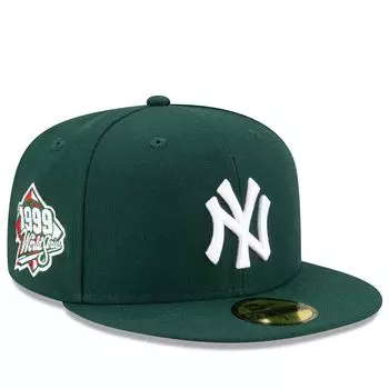 Кепка MLB NEW YORK YANKEES 1999 WORLD SERIES PATCH 59FIFTY CAP New Era, цвет Dunkelgrn