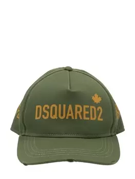 Кепка мужская Dsquared2 с принтом, зеленый