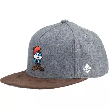 Кепка Папы Смурфа Bavarian Caps, серый