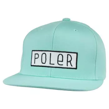 Кепка Poler Font Patch, цвет Aqua