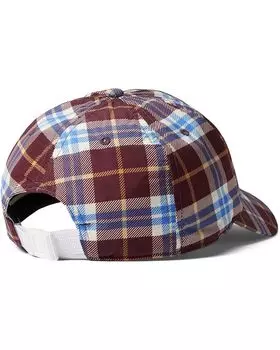 Кепка rag & bone Addison Baseball Cap, цвет Burgundy Plaid