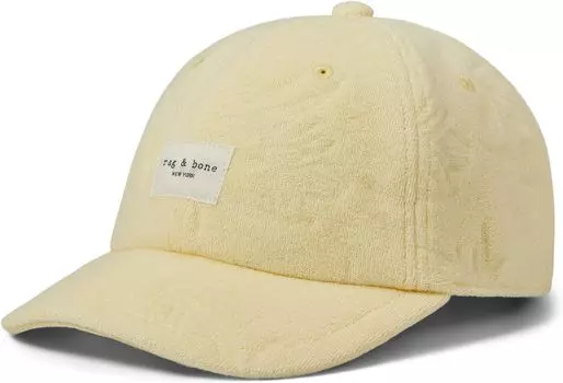 Кепка rag & bone Addison Baseball Cap Terry, цвет Soleil