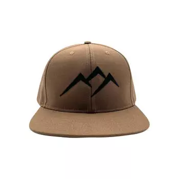 Кепка с козырьком Бейсболка Trbes Adult Light Brown-Black DRASSN, темно коричневый