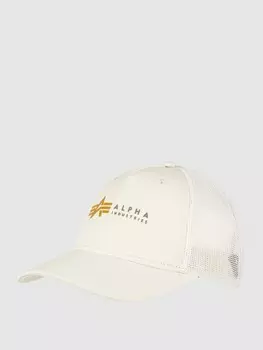 Кепка с логотипом Alpha Industries, экрю