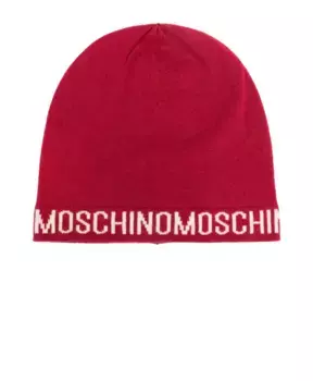 Кепка с логотипом Moschino, красный