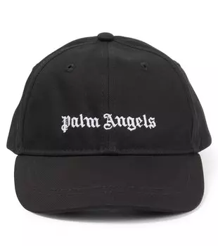 Кепка с логотипом Palm Angels Kids, черный