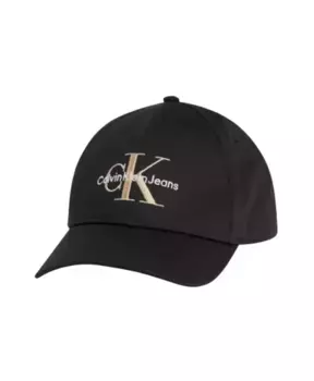 Кепка с монограммой Calvin Klein, черный