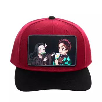 Кепка Snapback Demon Slayer, красный