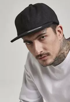 Кепка Snapback Melton Flexfit, черный