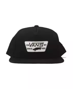 Кепка Snapback с полной нашивкой. Vans, черный