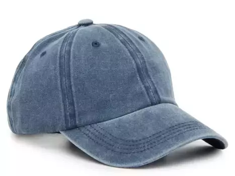 Кепка Stone Washed Baseball Cap Mix No. 6, темно-синий
