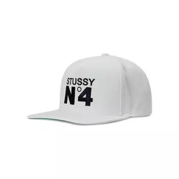Кепка Stussy No. 4 Point, Белая