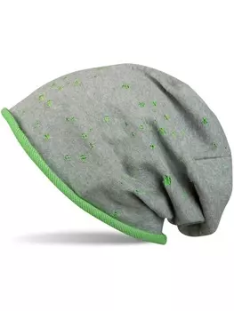 Кепка styleBREAKER, цвет grau/limette