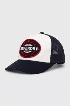 Кепка Superdry, темно-синий