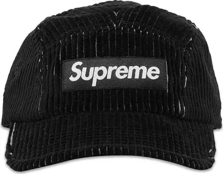 Кепка Supreme 2-Tone Corduroy Camp, черный