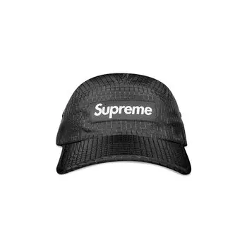Кепка Supreme Camo Ripstop Camp, черная