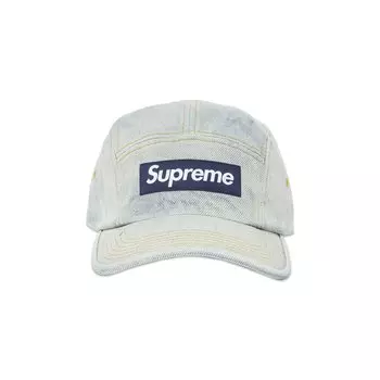 Кепка Supreme Denim Camp Dirty Indigo