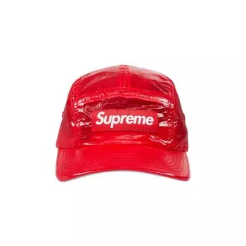 Кепка Supreme Gloss Ripstop Camp, красная