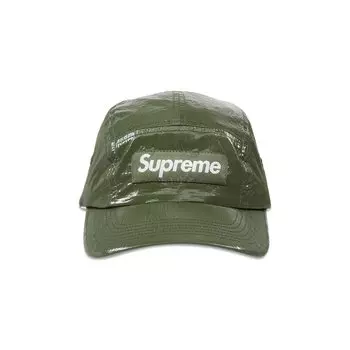 Кепка Supreme Gloss Ripstop Camp Оливковая