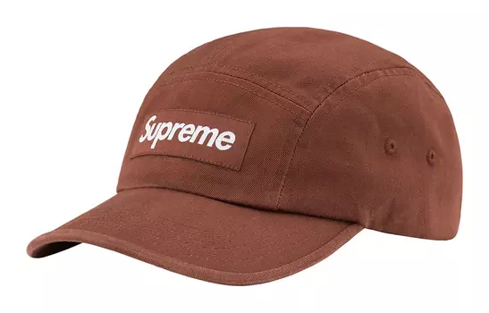 Кепка Supreme Washed Chino Twill, серый
