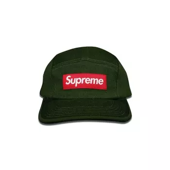 Кепка Supreme Wool Camp, темно-зеленая
