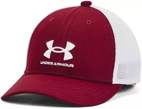 Кепка UA Blitzing Trucker для мальчиков Under Armour, цвет Cardinal/White
