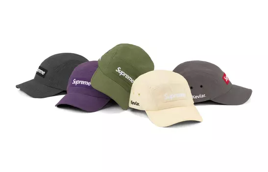 Кепка Supreme Kevlar Camp, серый