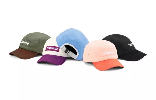 Кепка Supreme Suede Visor, розовый
