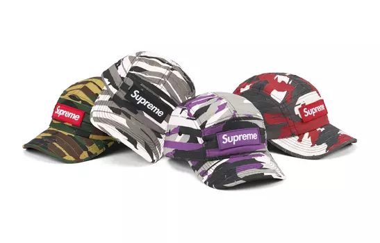 Кепка Supreme Layered Camo, фиолетовый