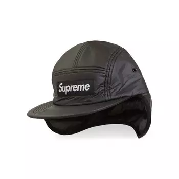 Кепка-ушанка Supreme x PrimaLoft, черная