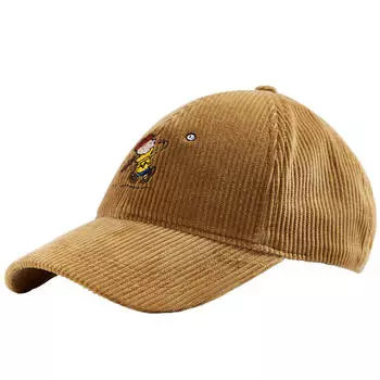 Кепка Zara Charlie Brown Embroidered, светло-коричневый