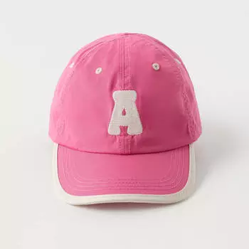 Кепка Zara Summer Camp Alphabet, розовый