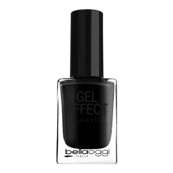 Кератиновый лак для ногтей с эффектом геля Bellaoggi, цвет 073 black to gold, 10 мл