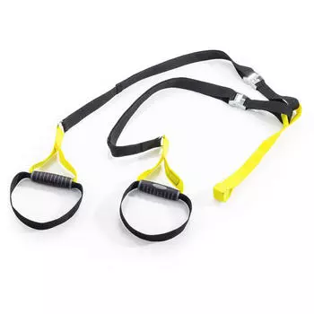 KETTLER Sling Trainer Basic, тренажер для строп с дверным держателем, черный желтый